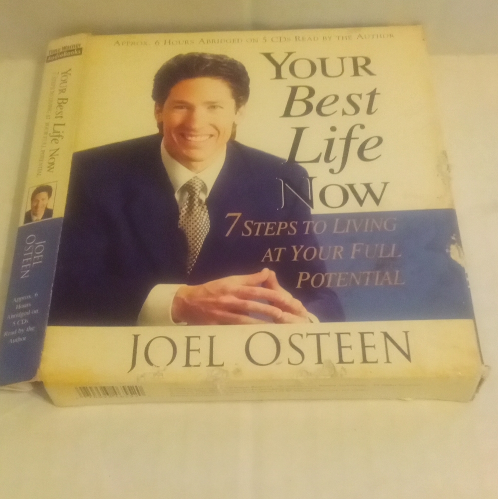 Joel Osteen Your Best Life Now 5 Disc Audiobook, CASE IS DAMAGED SEE PICS